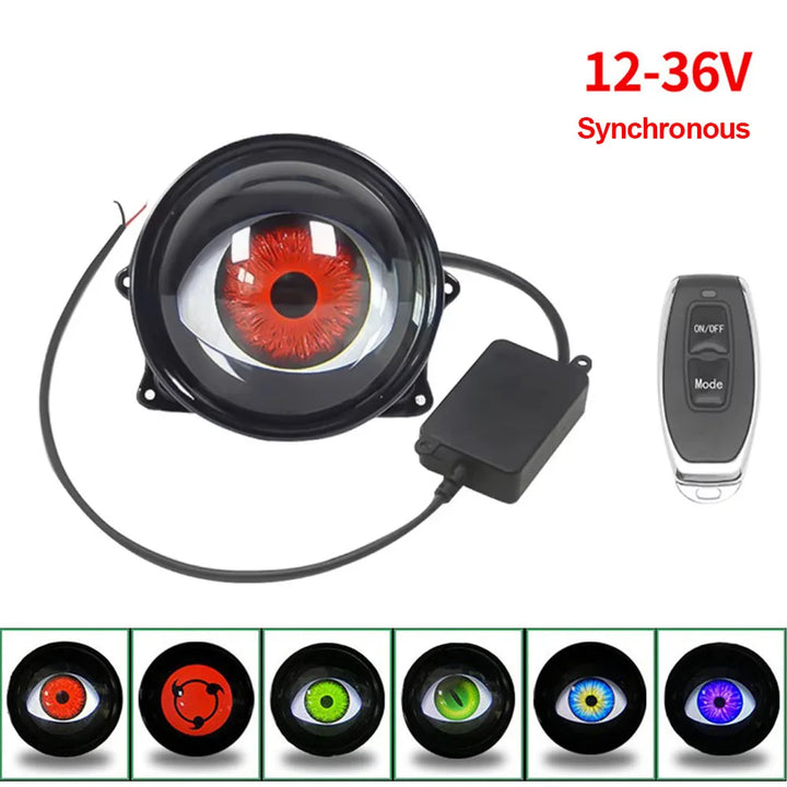 LumiX™ 3-Inch RGB Demon Eye Headlights