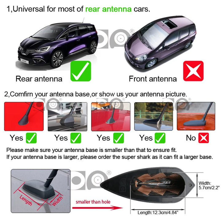 SharkWave™ 5D Premium Car Antenna