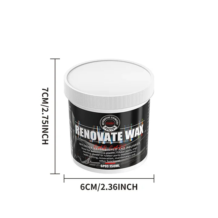 ReviveBlack – Car Bumper & Trim Restorer Paste for Plastic & Synthetic Leather