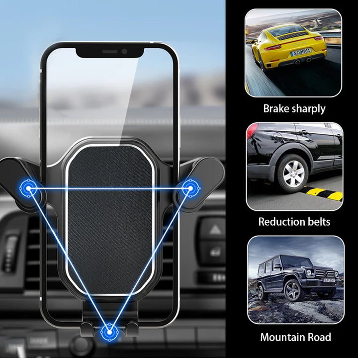 AeroGrip 360™ – Smart Car Vent Phone Mount with One-Touch Lock