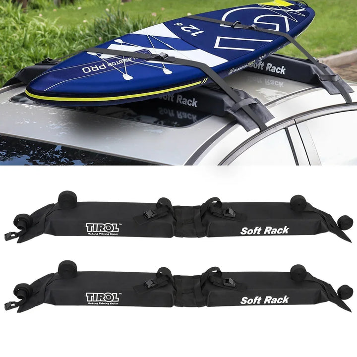 AdventureLoad™ Foldable Roof Luggage Rack – Universal Soft Carrier for Cars & Camping