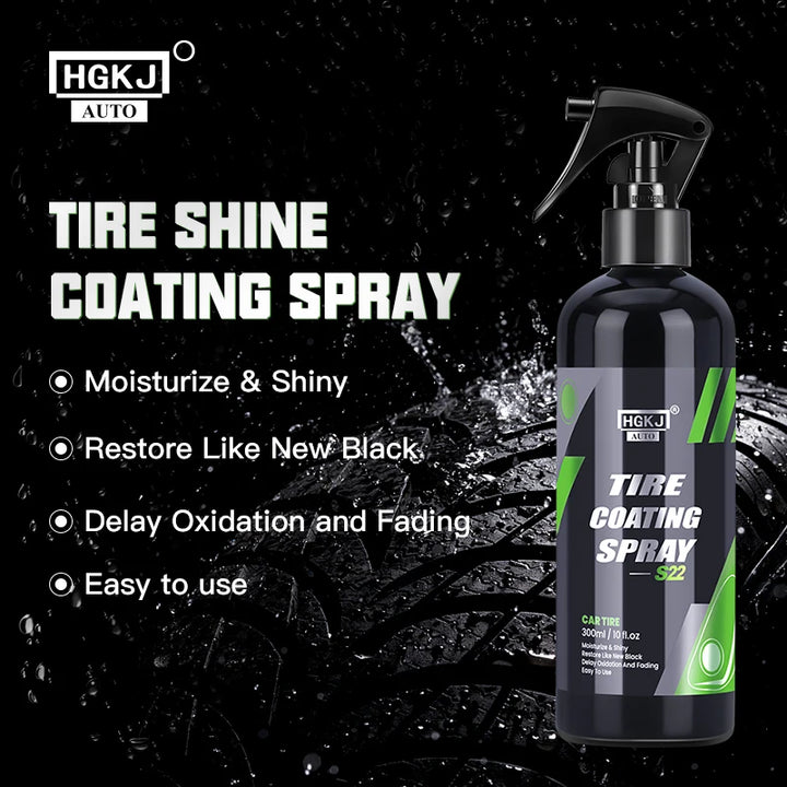 TireGlow Restore™ – Deep Black Tire Shine & Protector