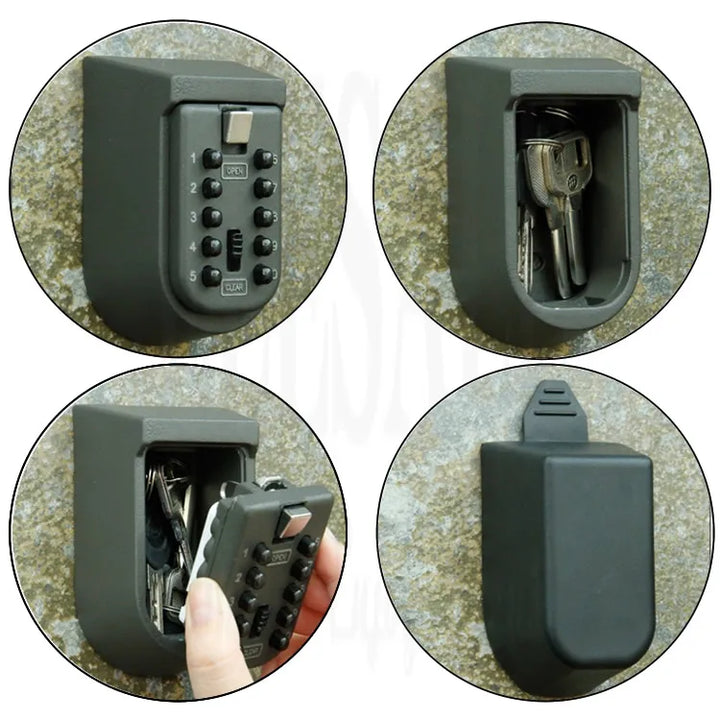 ELESABOX SecureKey 10-Digit Wall-Mounted Key Safe