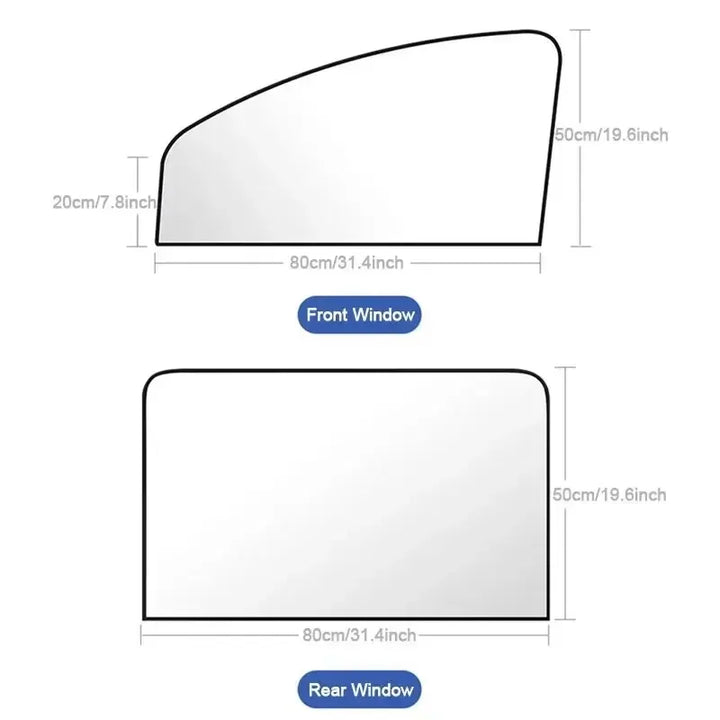 SunShield Pro Magnetic Car Window Shades