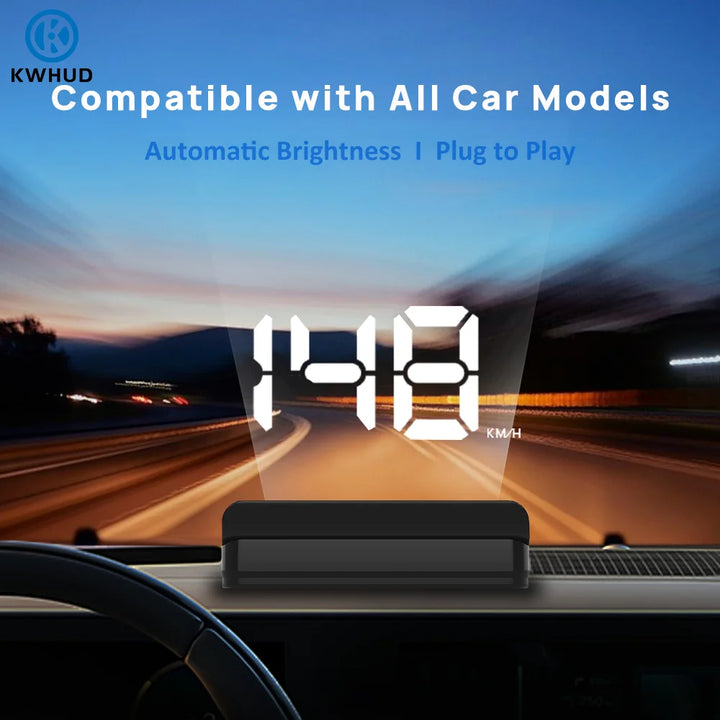 Universal Car HUD Speedometer