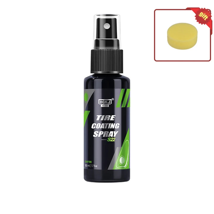 TireGlow Restore™ – Deep Black Tire Shine & Protector