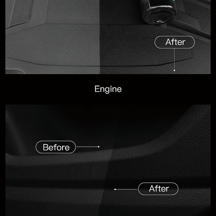 ShineGuard – Plastic & Leather Restorer Spray for Exterior Trim and Interior Surfaces