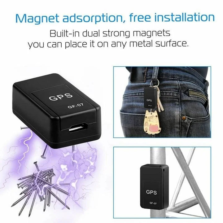 Mini GPS Vehicle Tracker – Real-Time Anti-Theft Locator No SIM Magnetic Mount