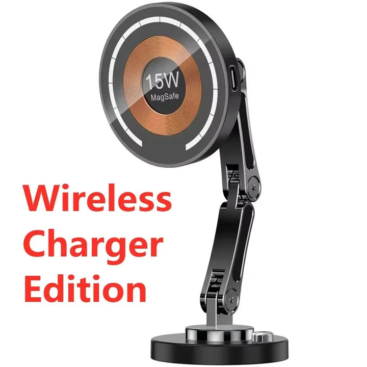 Magnetic Car Wireless Charger Stand – Fast Charge Mount for iPhone 12 to 15