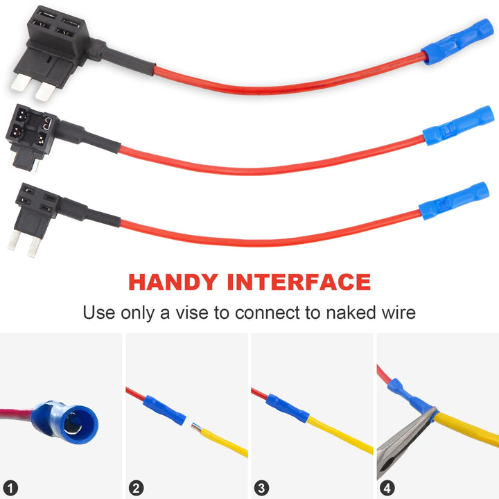 Add-a-Circuit Fuse Tap Adapter – ATC/ATM/APS Standard & Mini Blade 3-Type