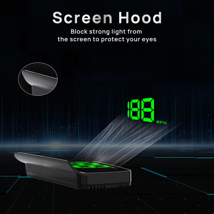 Universal Car HUD Speedometer