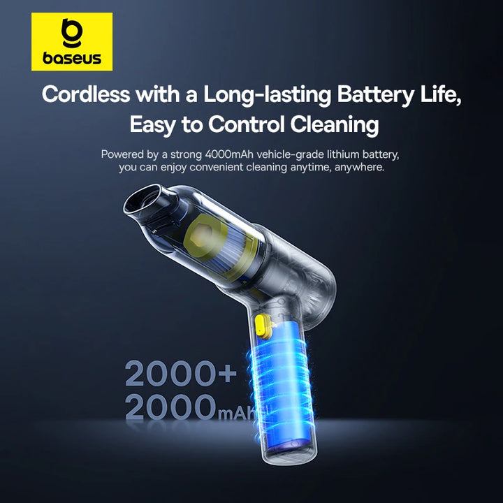 Baseus Cordless Car Vacuum Cleaner & Powerful Air Duster