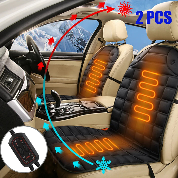CozyDrive™ 12V Heated Car Seat Cushion