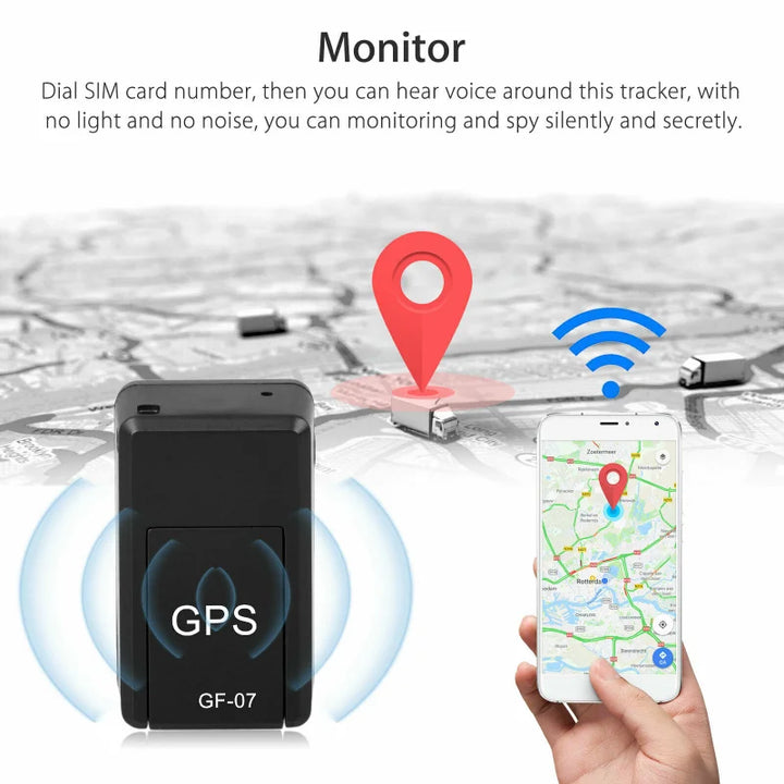 Mini GPS Vehicle Tracker – Real-Time Anti-Theft Locator No SIM Magnetic Mount
