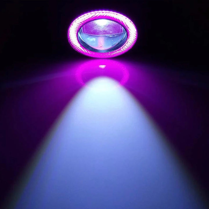 COB LED Angel Eyes DRL – Waterproof Daytime Running & Flowing Turn Signal 12V