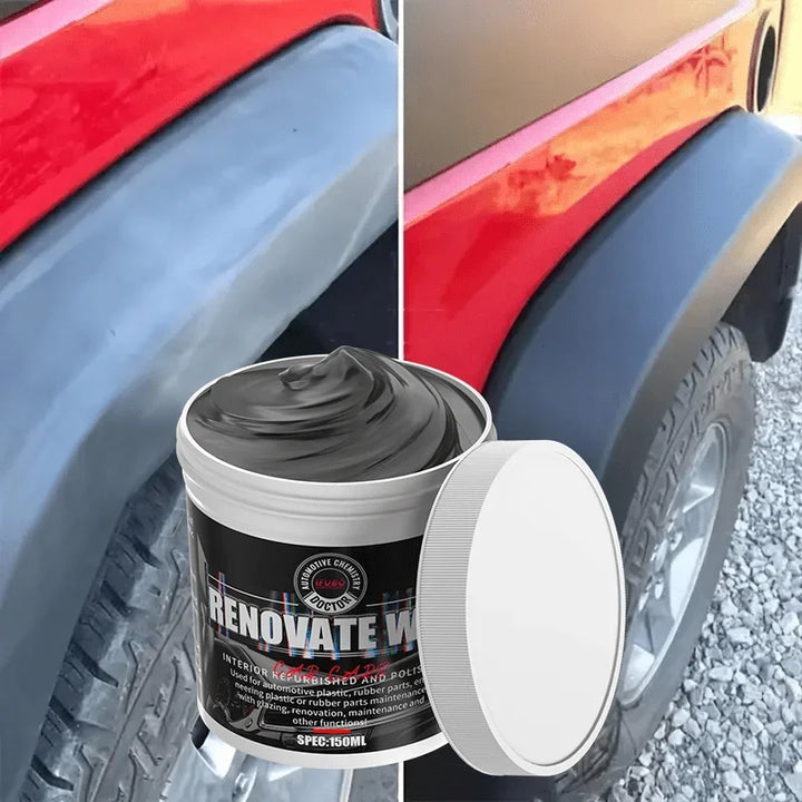 ReviveBlack – Car Bumper & Trim Restorer Paste for Plastic & Synthetic Leather