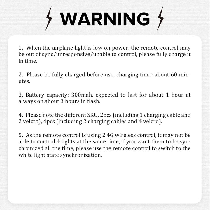 SkyBeam™ Wireless LED Strobe Lights
