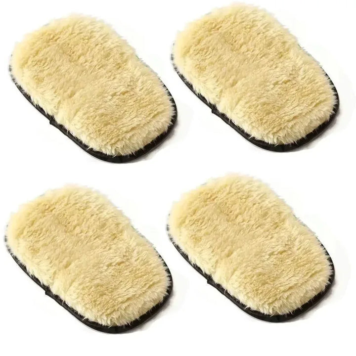 Wool Microfiber Car Wash Mitts – Ultra-Absorbent Scratch-Safe Pads Multi-Pack