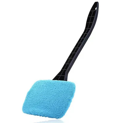 Long-Handle Car Windshield Cleaning Brush – Interior Glass Wiper Wash Tool